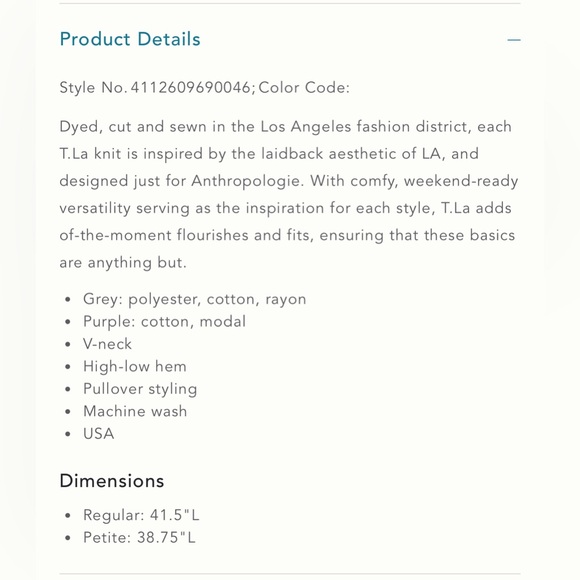 Anthropologie Springtime Garden Tunic - Picture 8 of 8